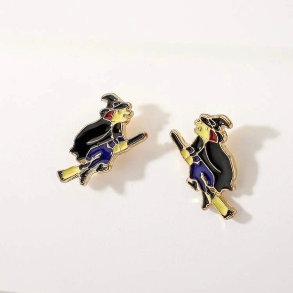 Witch broom cerco Earrings - Picture 3 of 9